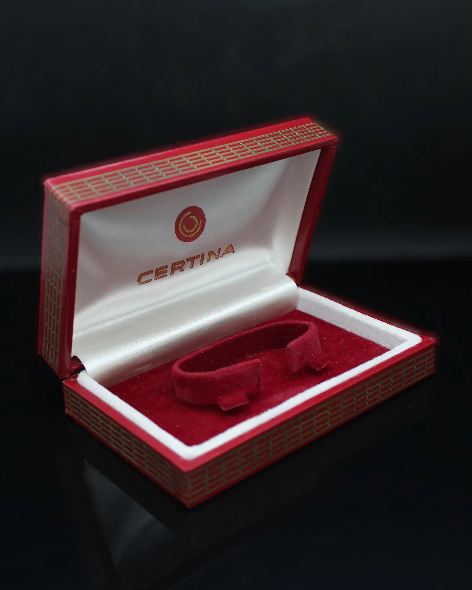 Vintage Certina Lady's Watch Box with Original Outer Sleeve - (1970s)