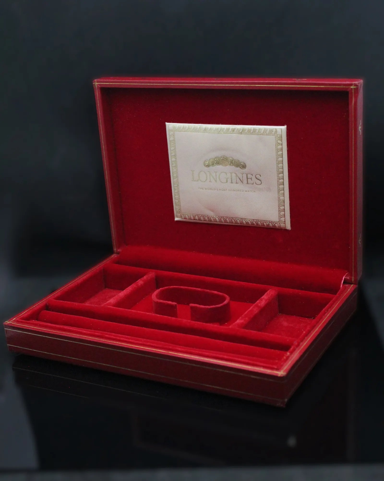 Vintage Longines Watch & Jewelry Presentation Box - (1960s-1970s)