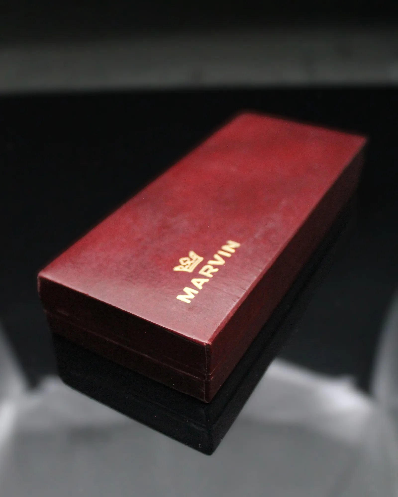 Vintage Marvin Slim Dress Watch Box - Mid-Century - (ca.1950s - 1960s)