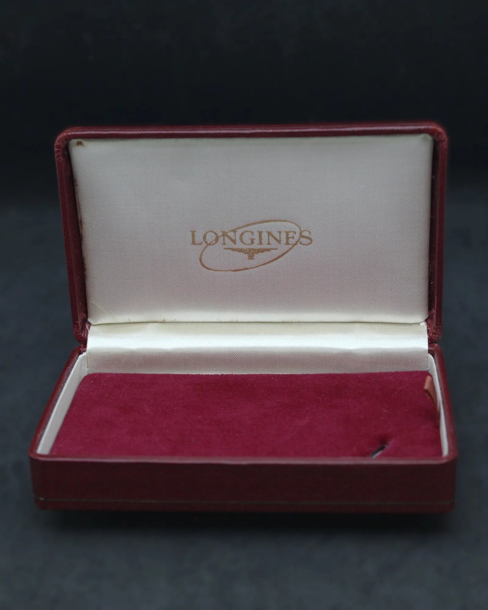 Vintage Longines Textured Slim Dress Watch Box – (ca.1960s)