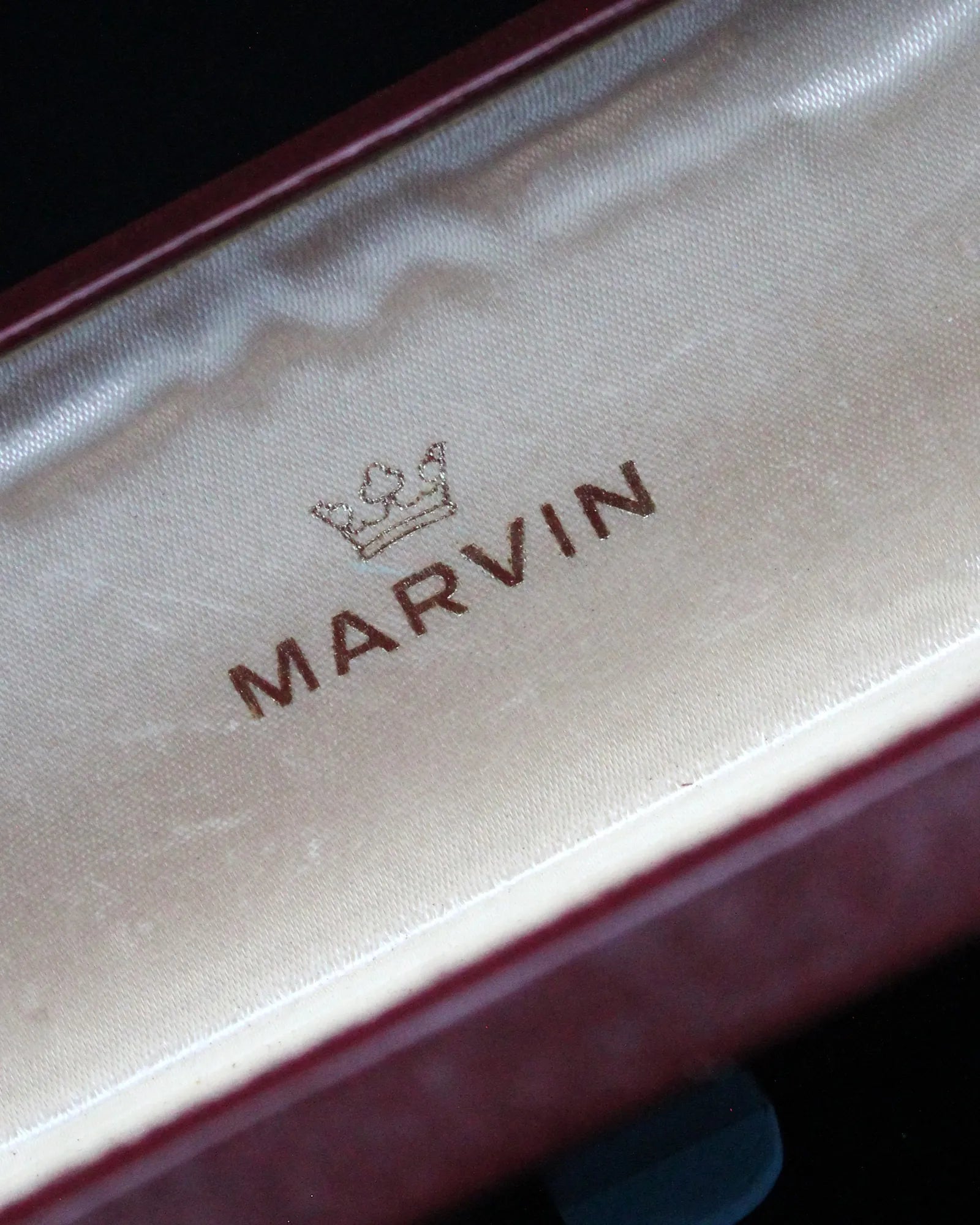 Vintage Marvin Slim Dress Watch Box - Mid-Century - (ca.1950s - 1960s)