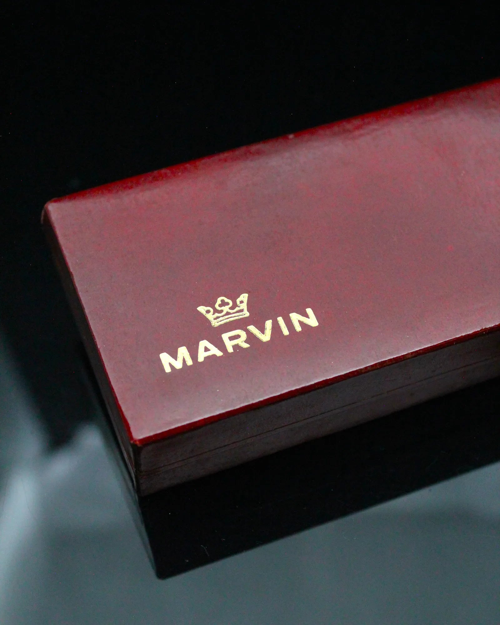 Vintage Marvin Slim Dress Watch Box - Mid-Century - (ca.1950s - 1960s)