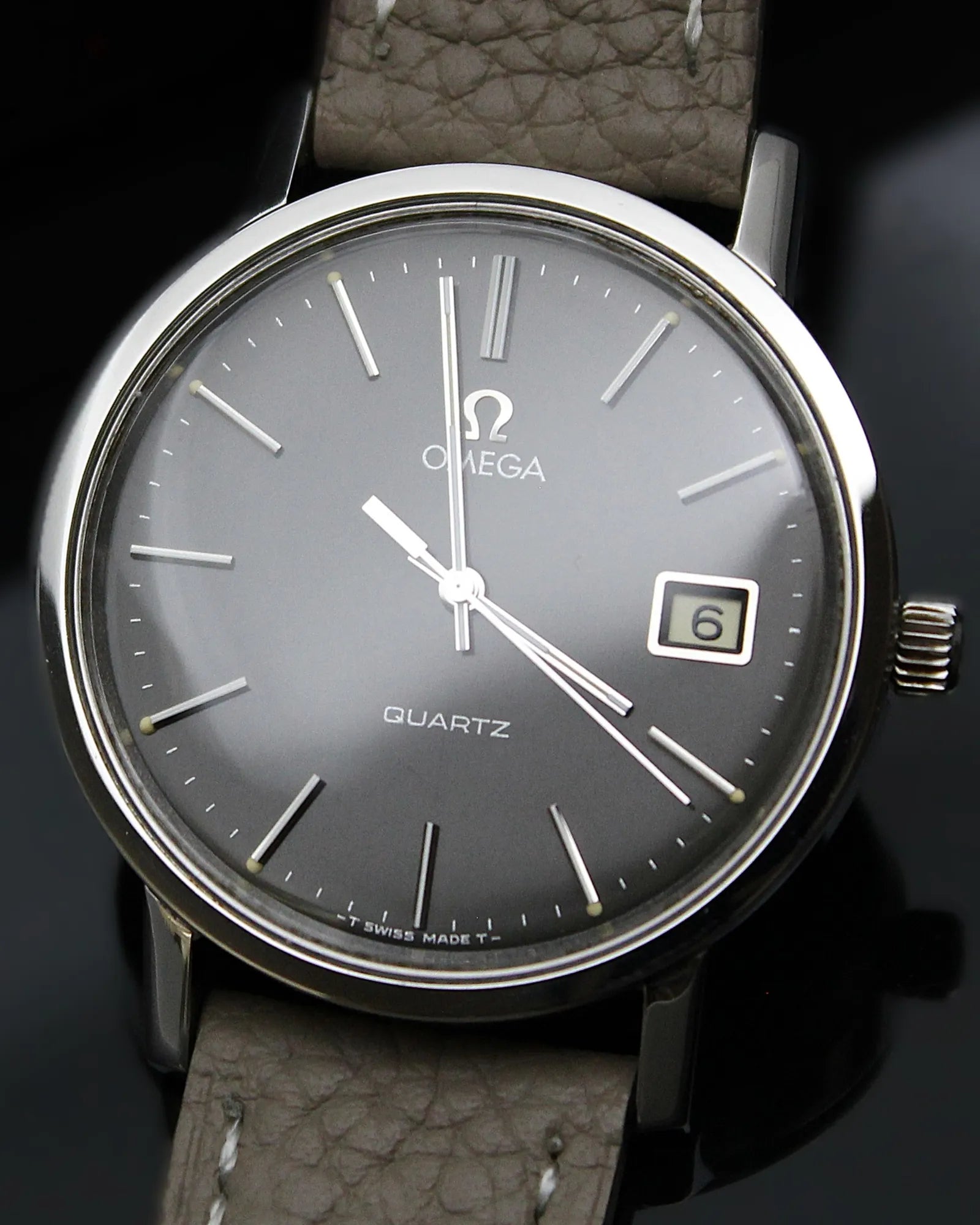 Omega Quartz "Silk Grey" - Ref. 196.0160 - Cal.1342 - (1979)
