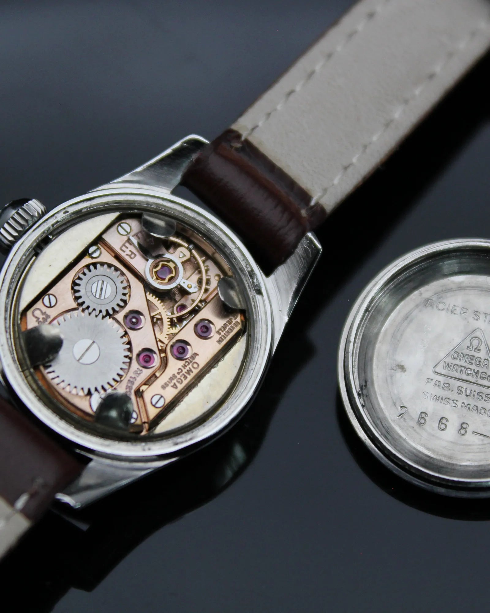 Omega Classic Ladies 'Tropical Coffee' - Ref.2668 - Cal.244 - (1952)