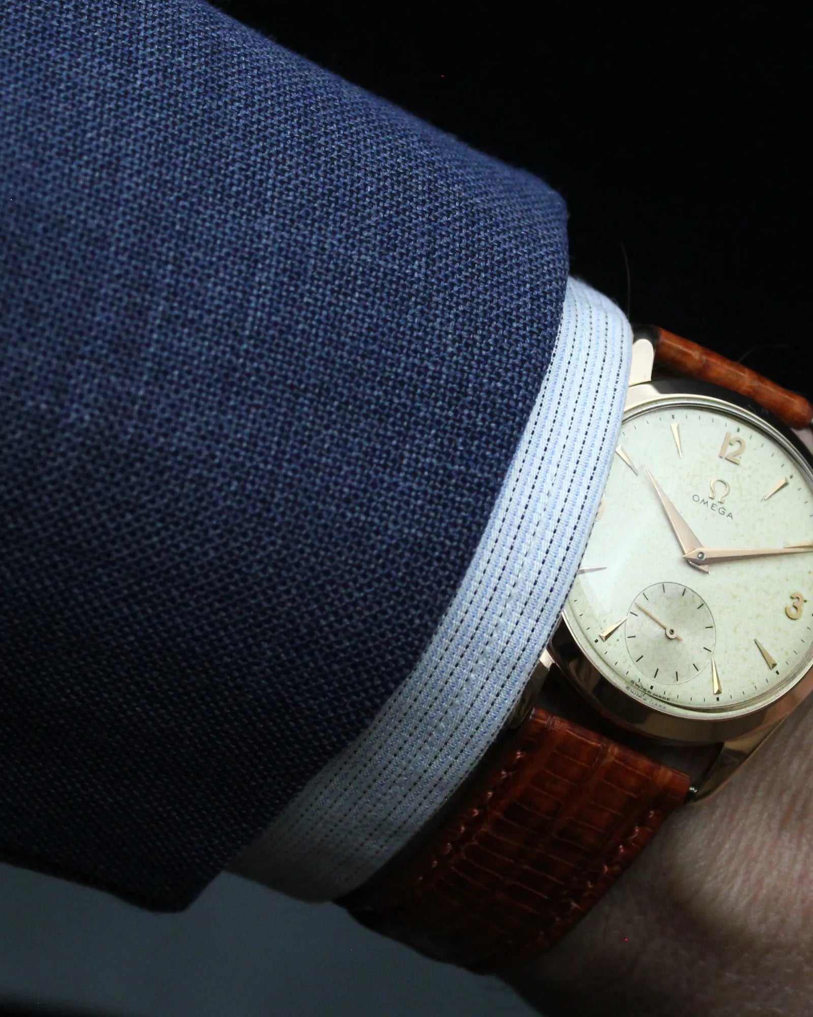 Omega Tresor 18K Rose Gold 'Jumbo' - Ref.2619 - Cal.265 - (1950)