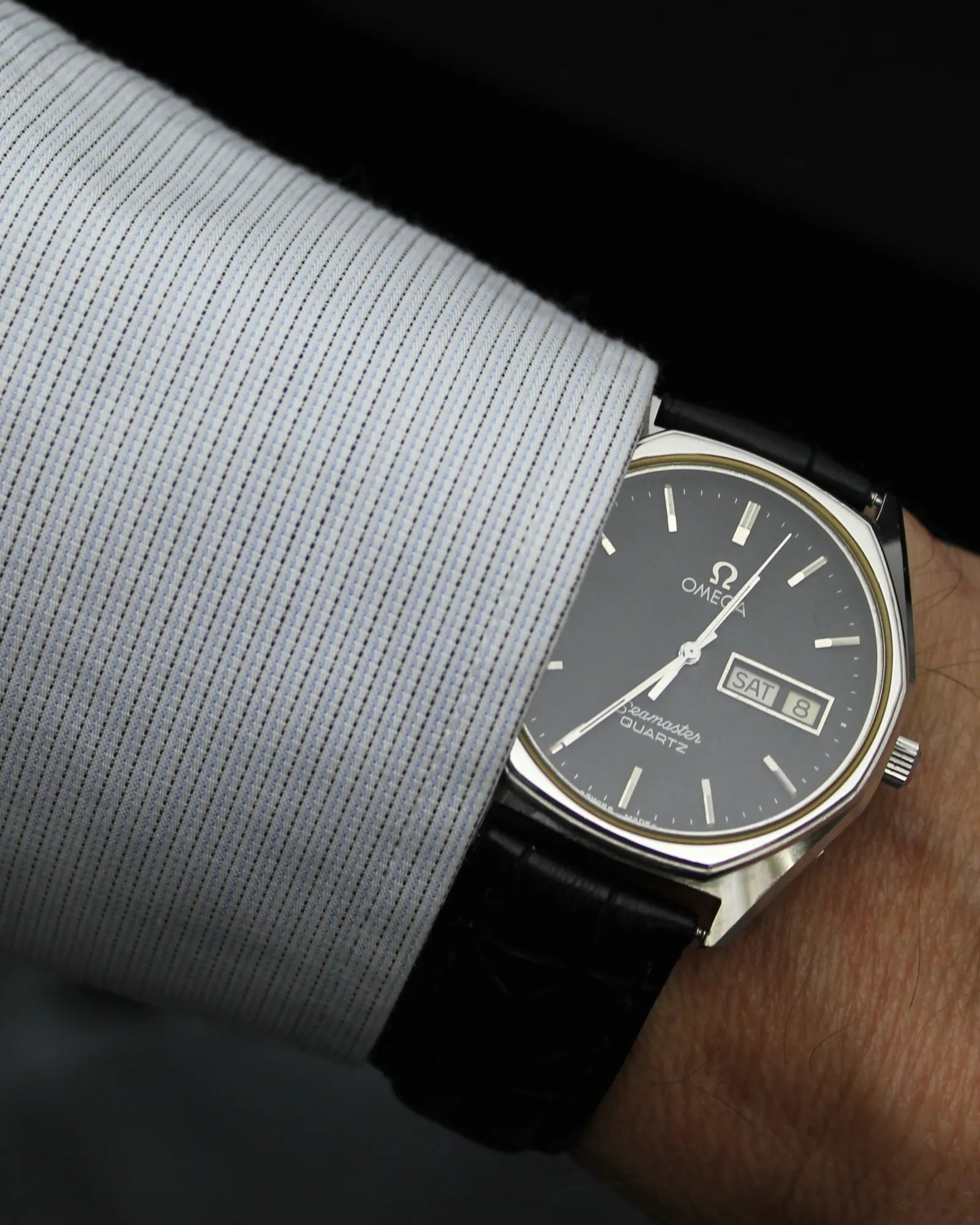 Omega Seamaster "Octagonal" Day-Date Quartz - Ref.196.0088 - Cal.1345 - (1976)