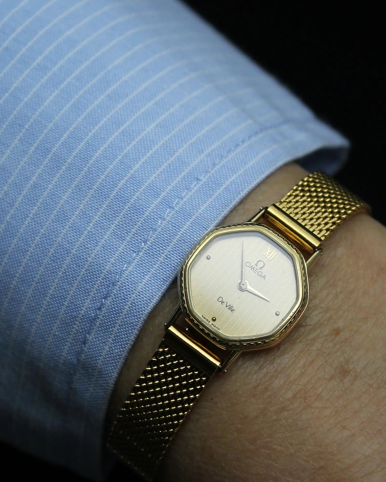 Omega De Ville Ladies Gold Plated - Ref.591.0257 - Cal.1387 - (1985)