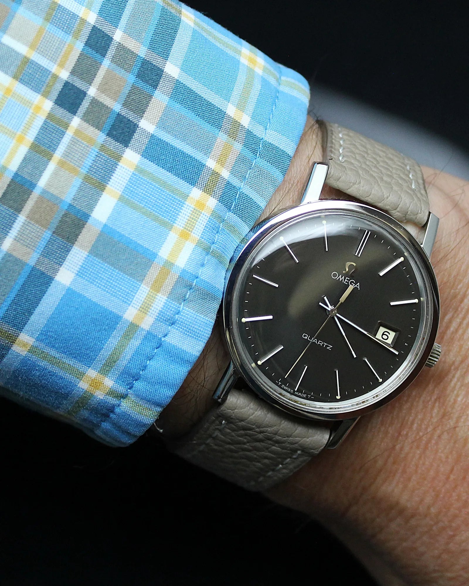 Omega Quartz "Silk Grey" - Ref. 196.0160 - Cal.1342 - (1979)