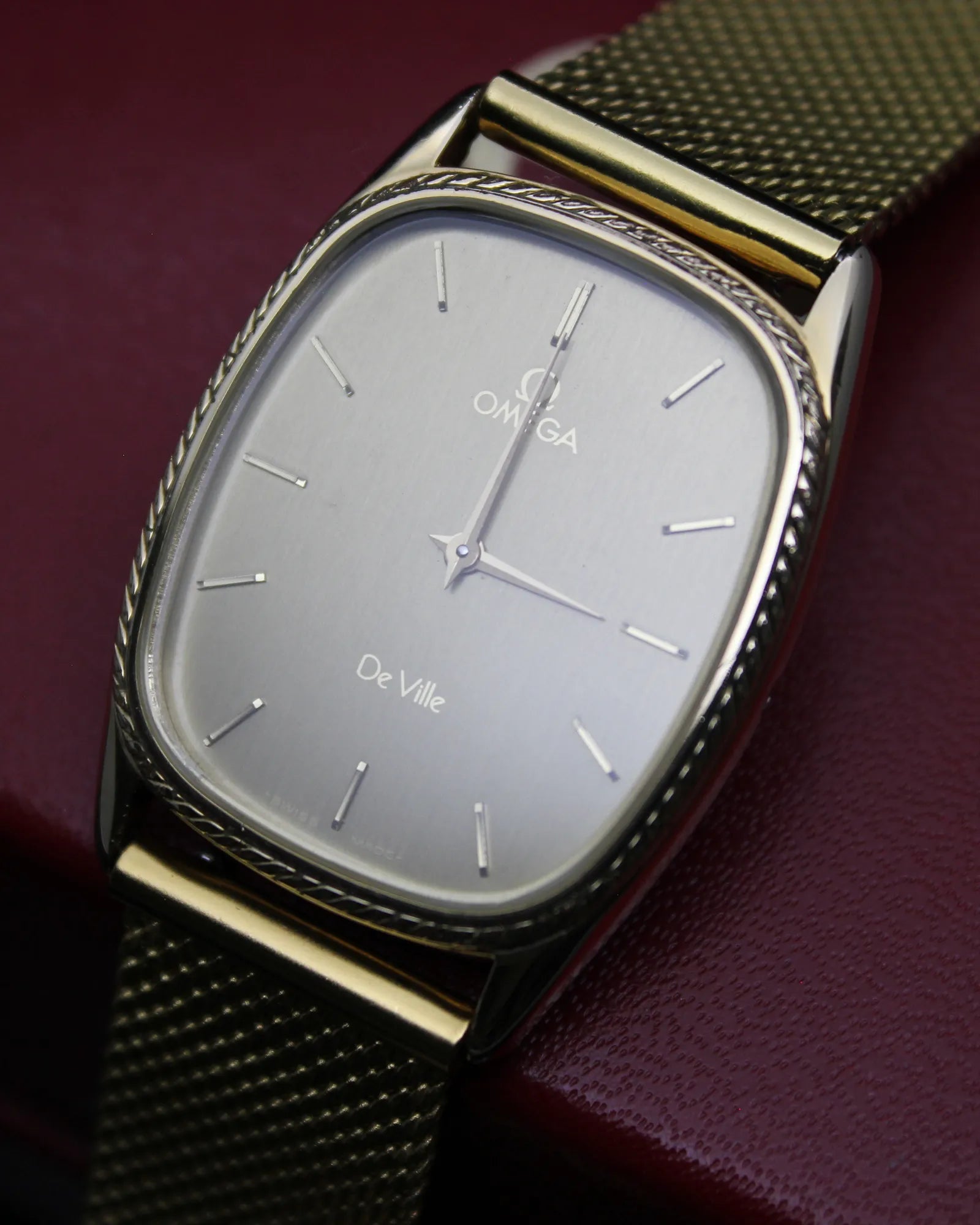 Omega De Ville "Rope Bezel" Gold Plated - Ref.191.0168 - Cal.1365 - (1975)