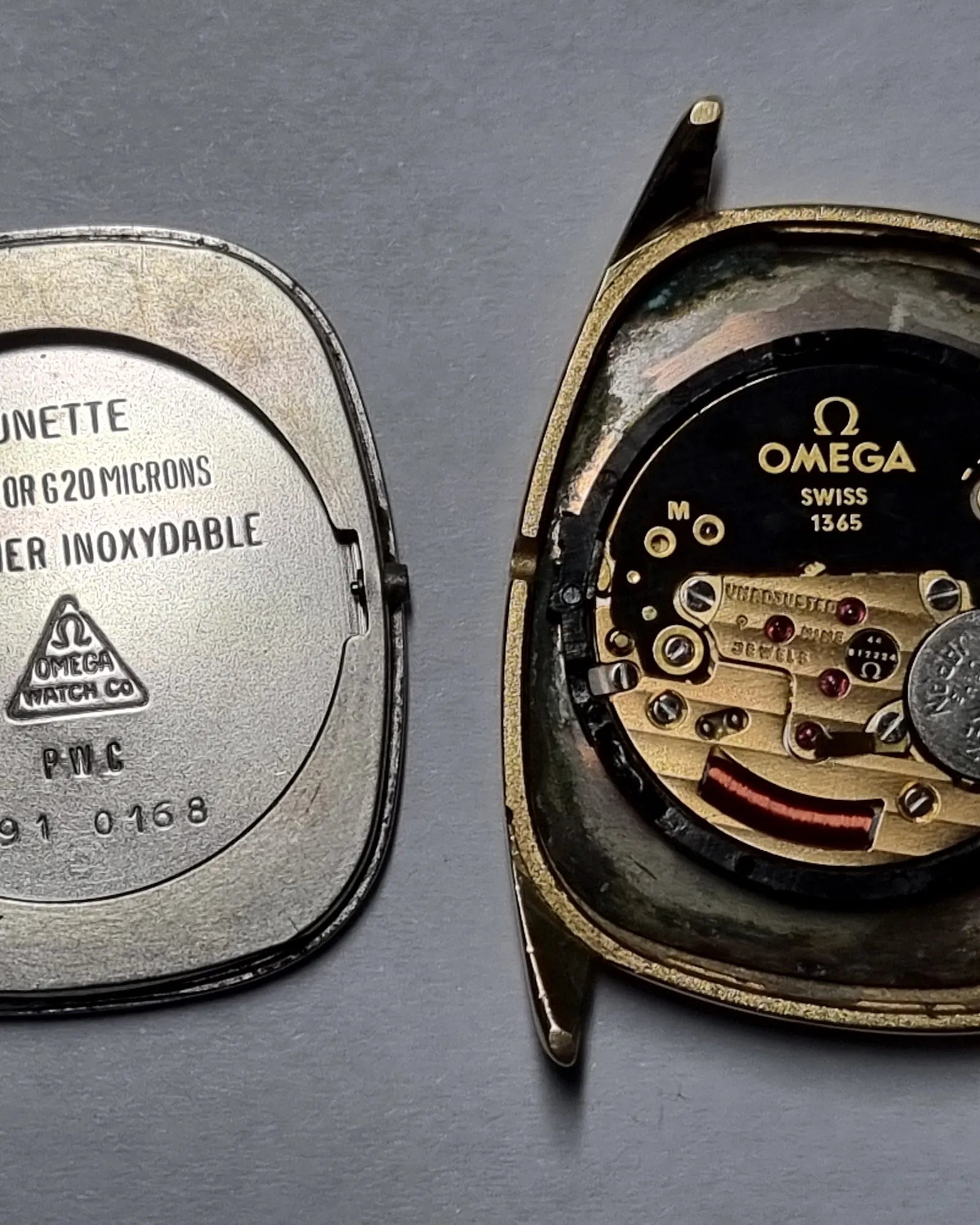 Omega De Ville "Rope Bezel" Gold Plated - Ref.191.0168 - Cal.1365 - (1975)