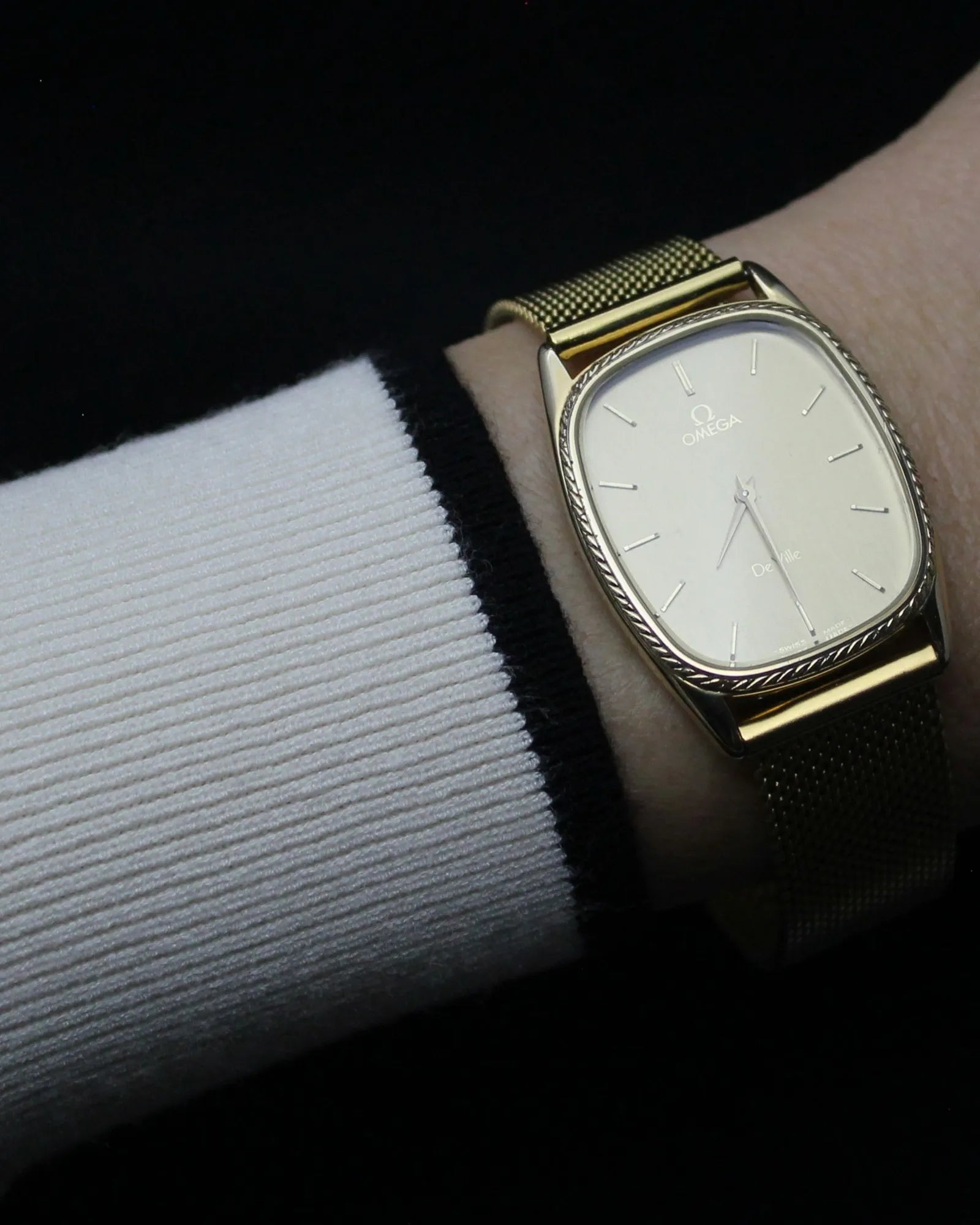 Omega De Ville "Rope Bezel" Gold Plated - Ref.191.0168 - Cal.1365 - (1975)