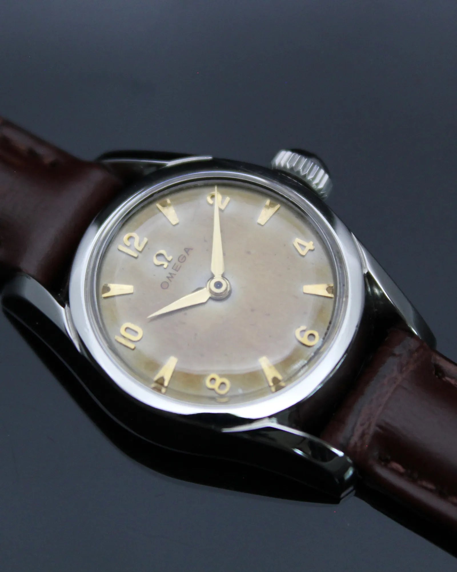 Omega Classic Ladies 'Tropical Coffee' - Ref.2668 - Cal.244 - (1952)