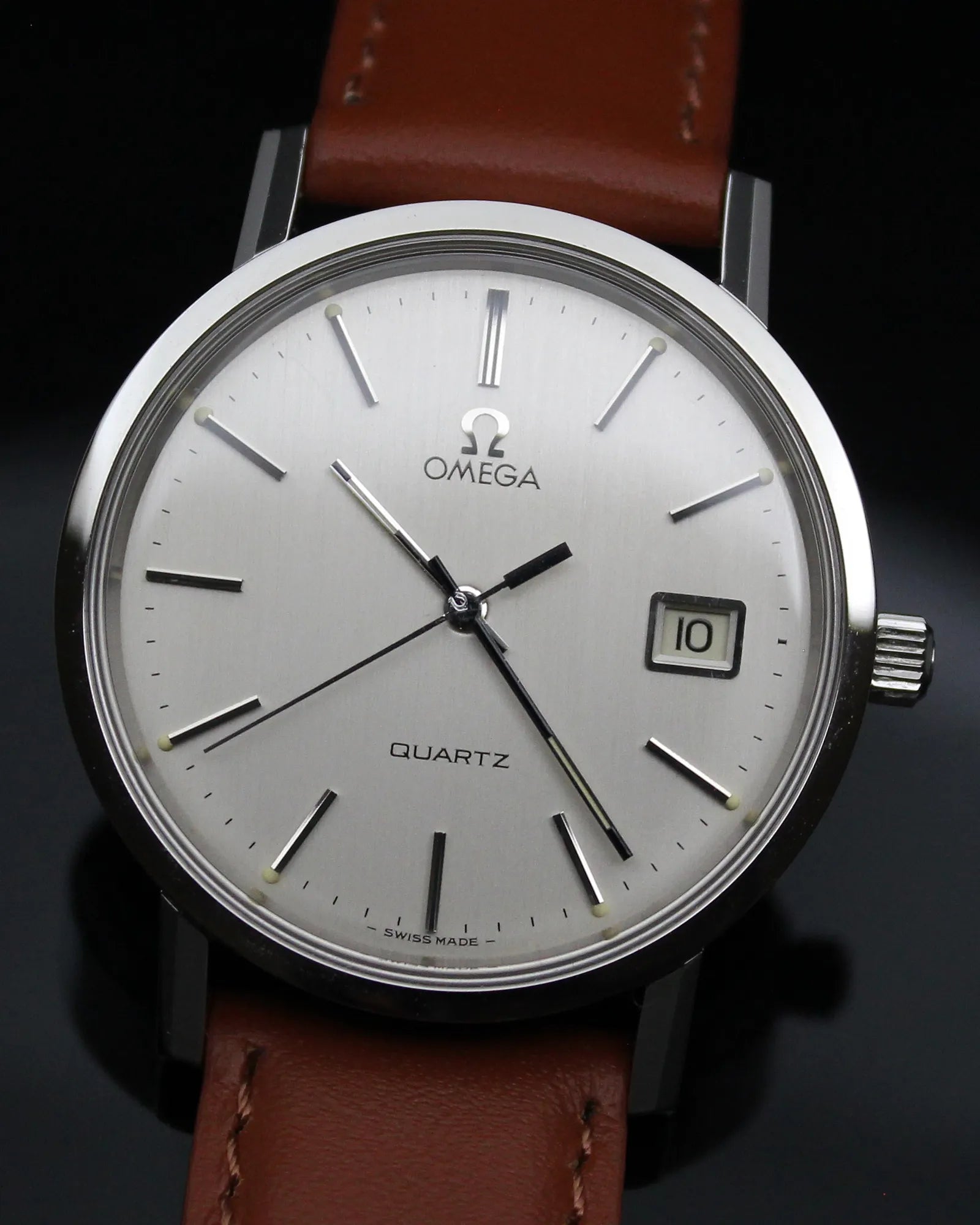 Omega Quartz Dress Watch Stainless Steel - Ref. 196.0160 - Cal.1342 -(1979)