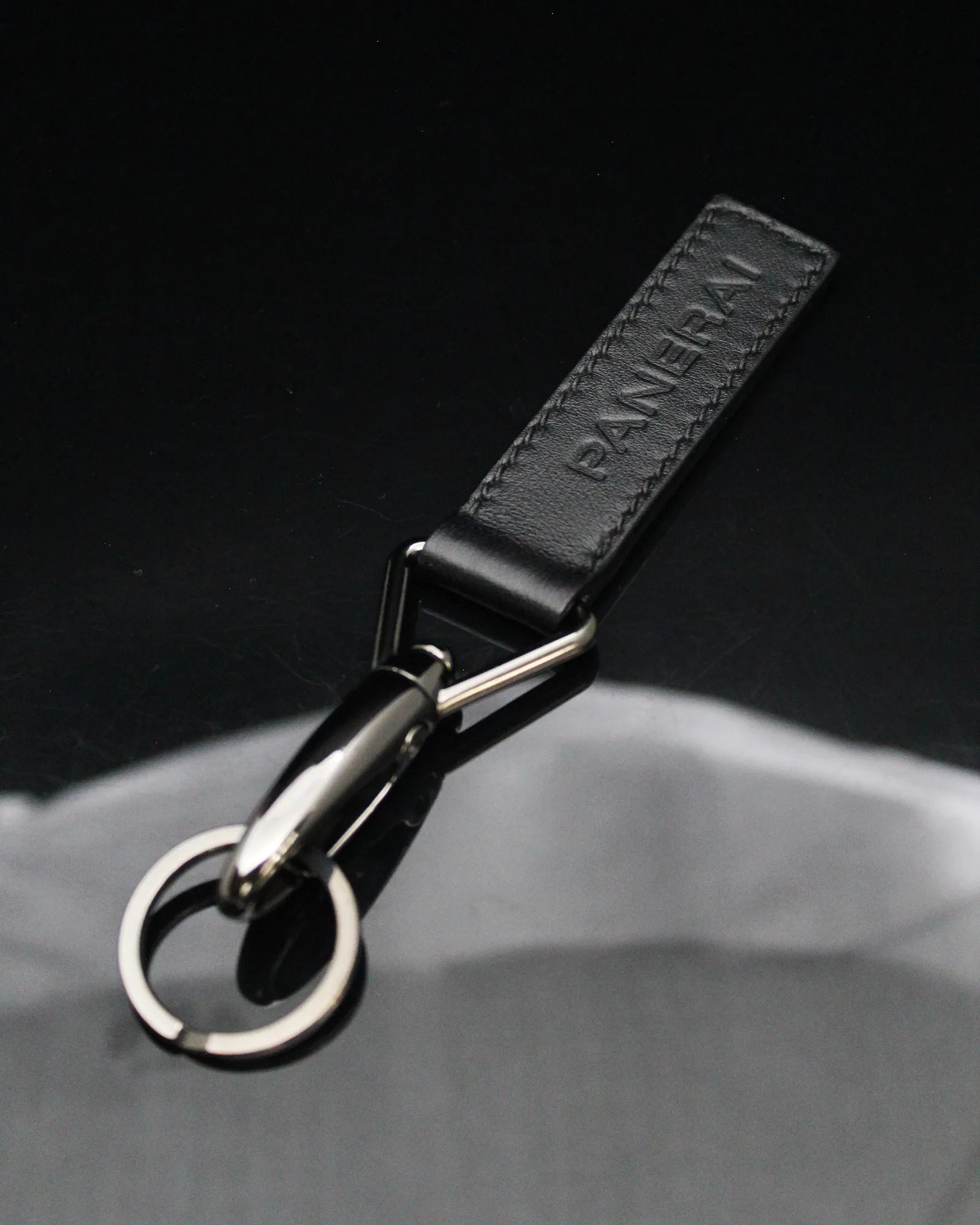 Officine Panerai Leather Strap Key Ring - Keychain with Box