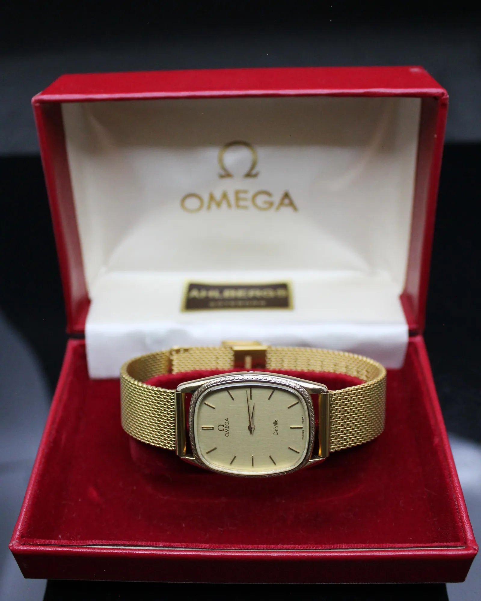 Omega De Ville "Rope Bezel" Gold Plated - Ref.191.0168 - Cal.1365 - (1975)