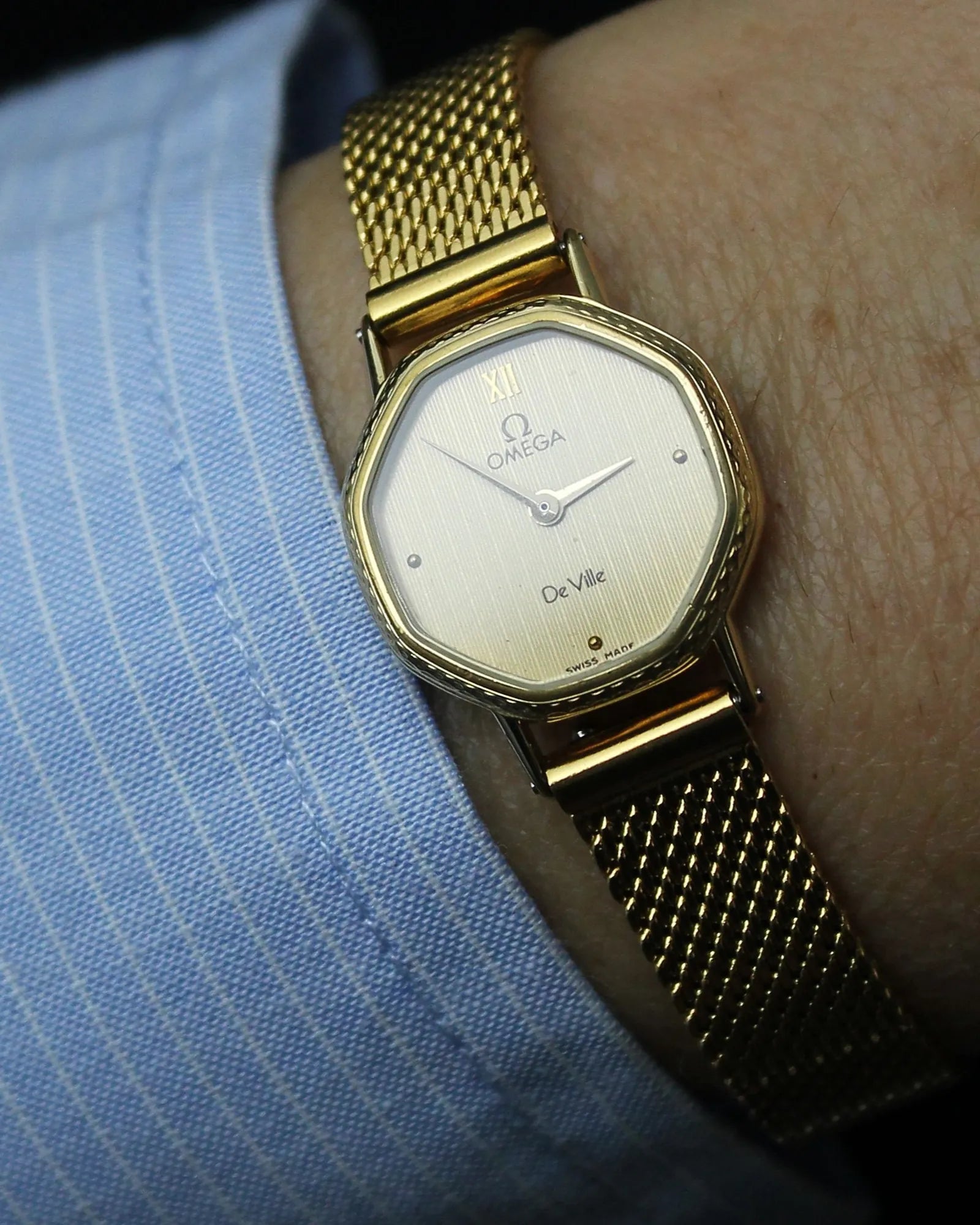 Omega De Ville Ladies Gold Plated - Ref.591.0257 - Cal.1387 - (1985)