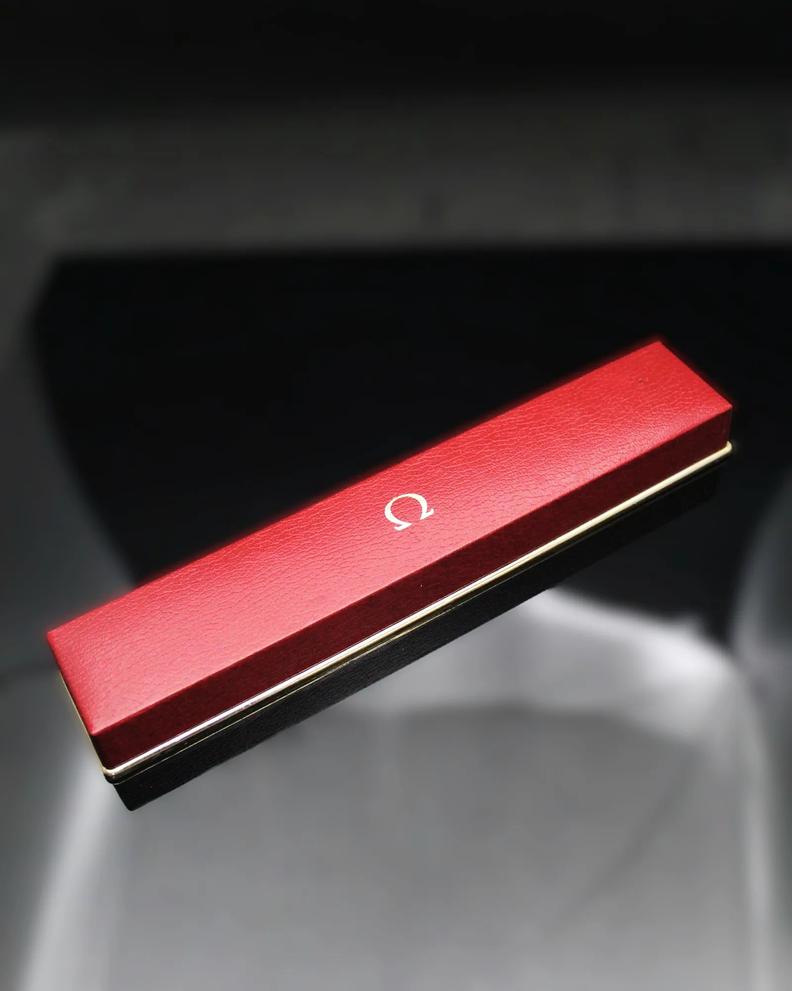 Vintage Omega Red Slim Lady's Cardboard Watch Box – (ca. 1960s)