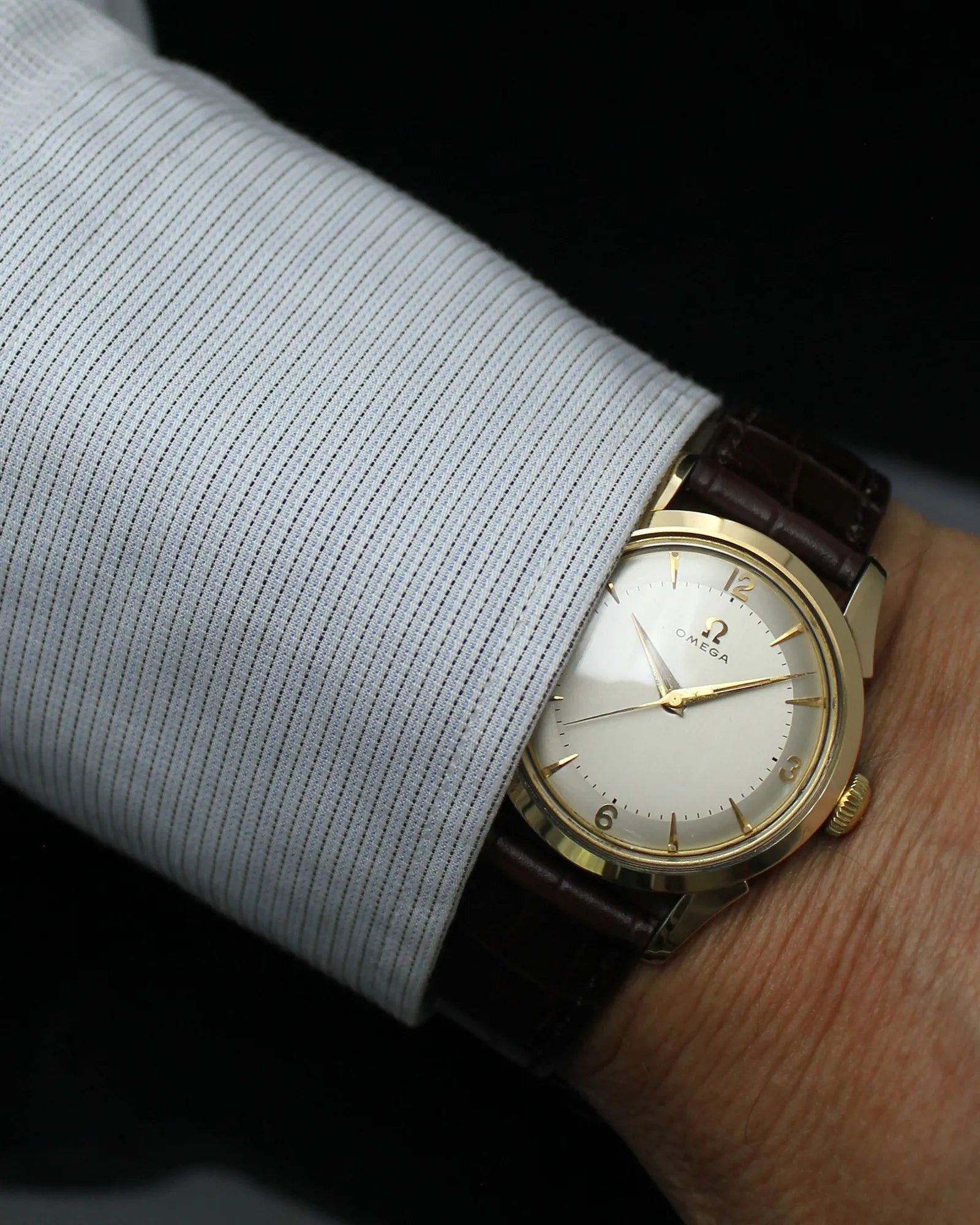 Omega Classic Two-Tone Dress Gold on Steel – Ref. 2735 - Cal. 420 - (1954)