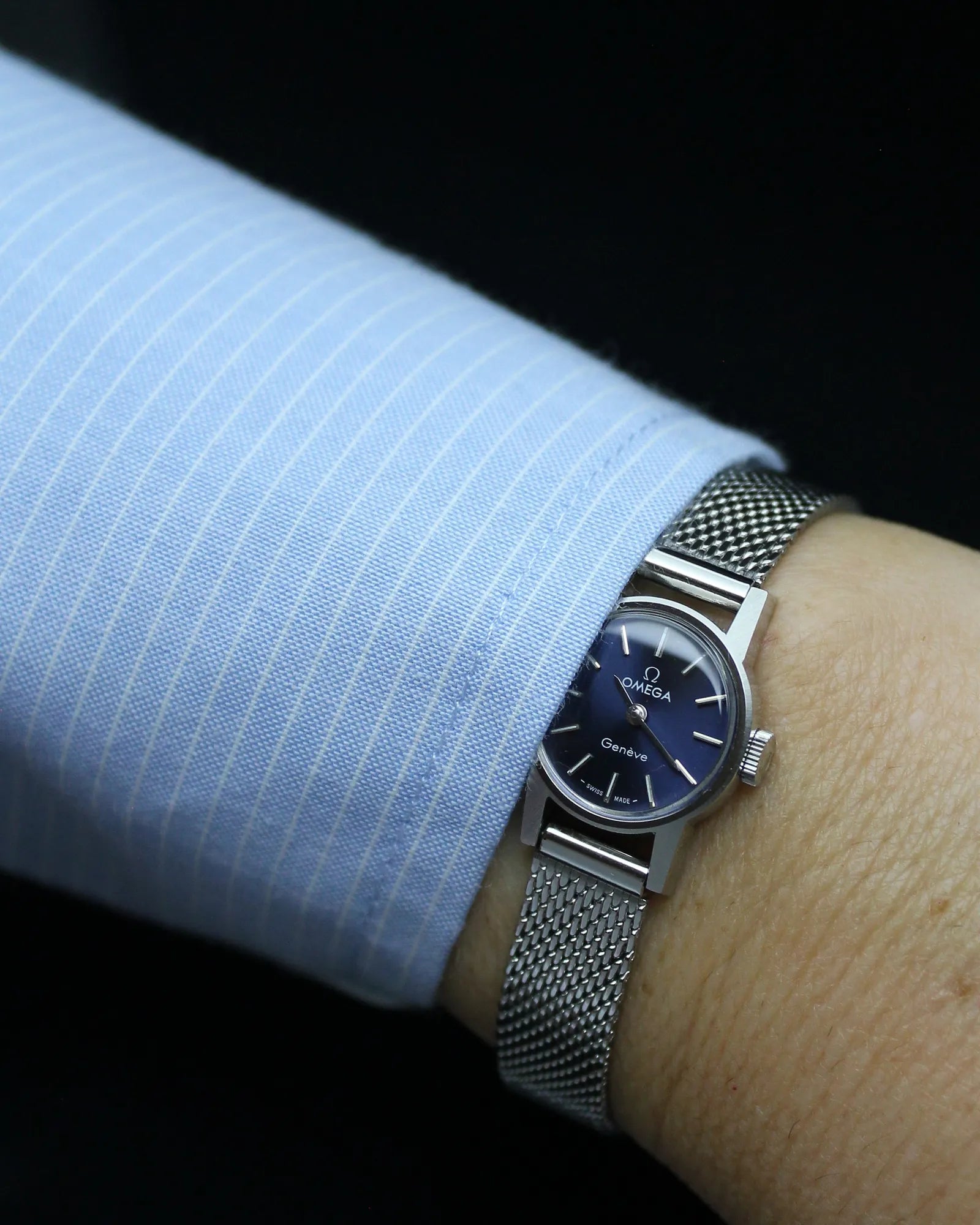 Omega Genève Ladies Cocktail ‘Deep Blue’ – Ref. 511.314 – Cal. 485 – (1973)