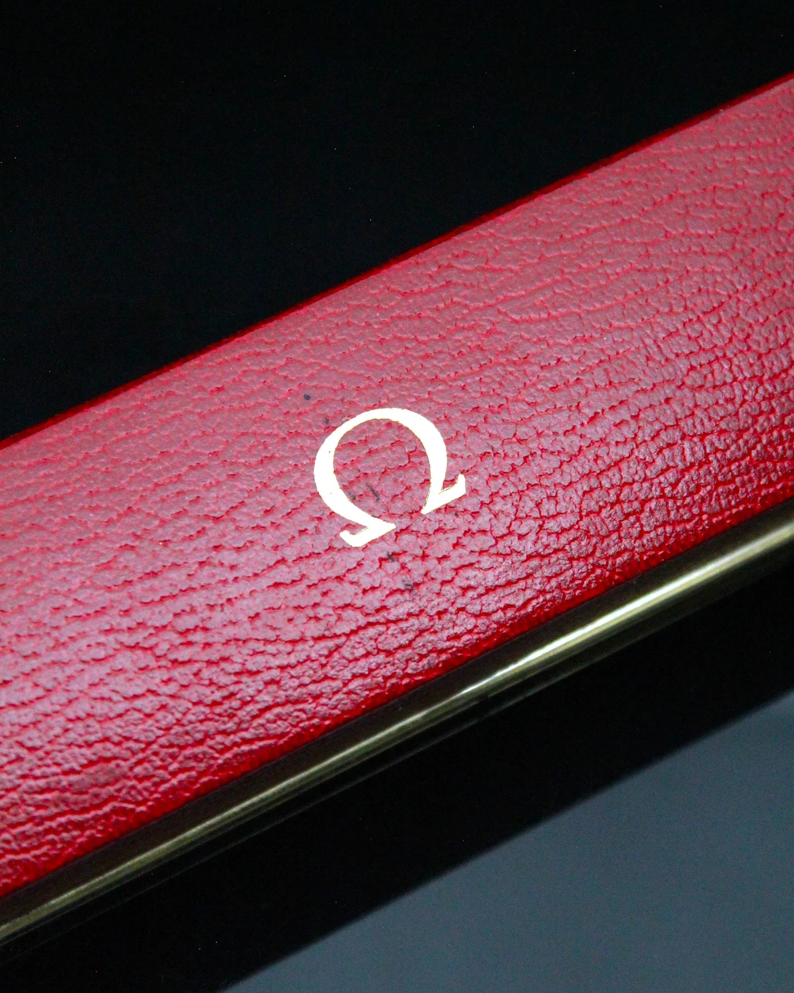 Vintage Omega Red Slim Lady's Cardboard Watch Box – (ca. 1960s)