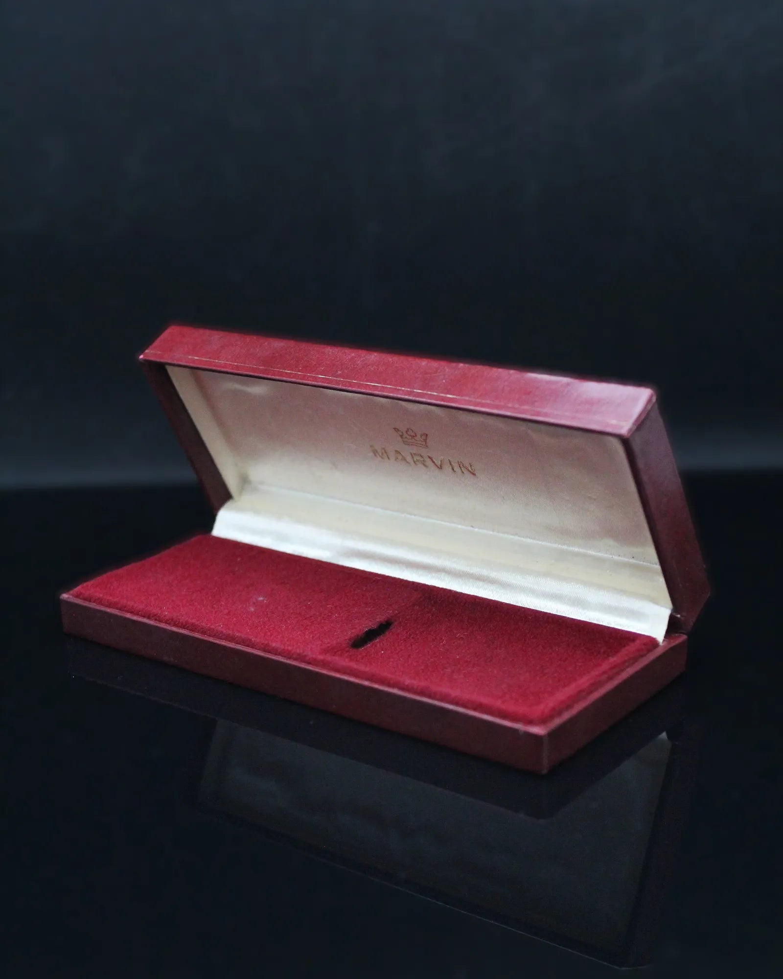 Vintage Marvin Slim Dress Watch Box - Mid-Century - (ca.1950s - 1960s)
