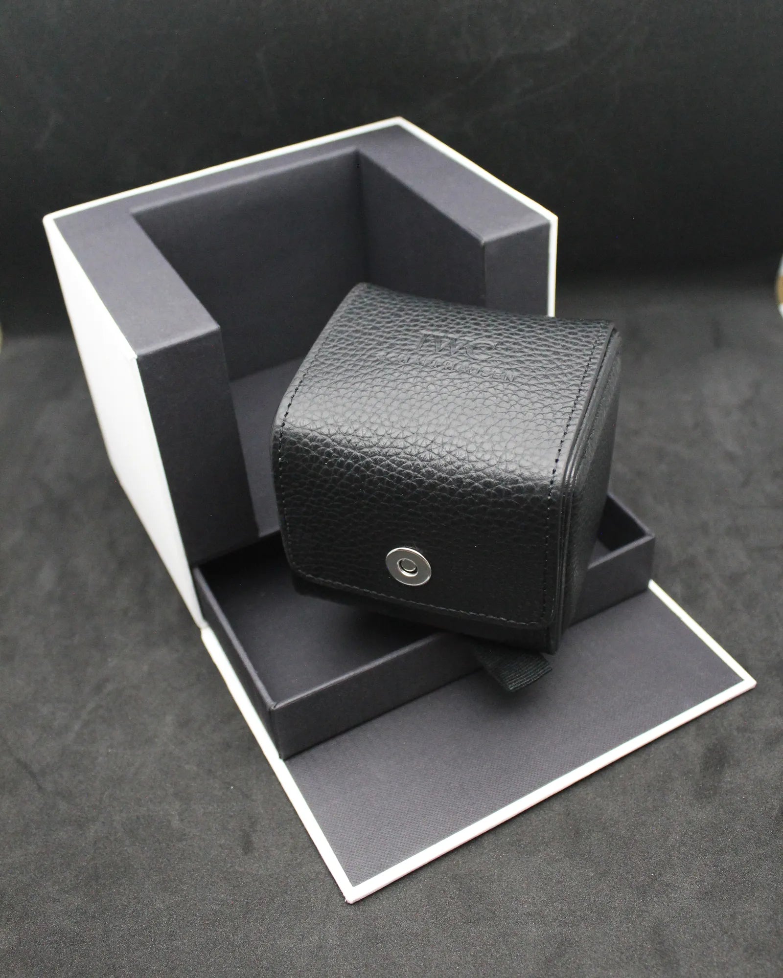 Modern IWC Schaffhausen Premium Watch Box Set with Removable Travel Case (ca. 2010s–2020s)