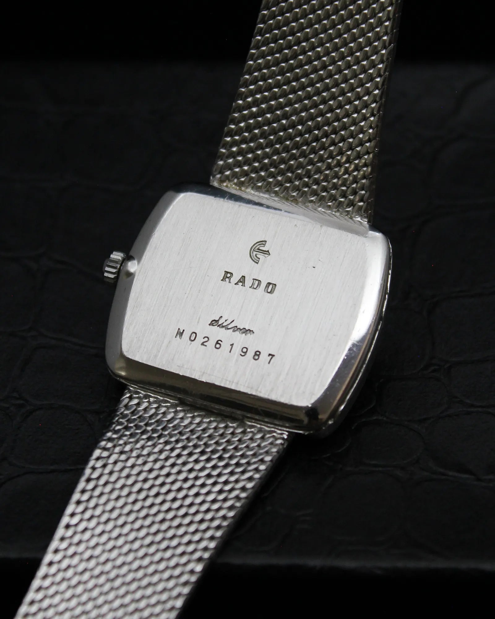 Rado Espoir 'Silver' Rectangular - Mid-size - Unisex/Ladies - Ref. N0261987 - (1970s)