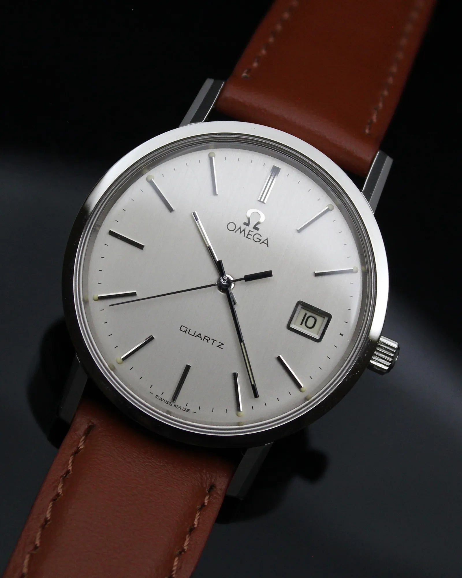 Omega Quartz Dress Watch Stainless Steel - Ref. 196.0160 - Cal.1342 -(1979)