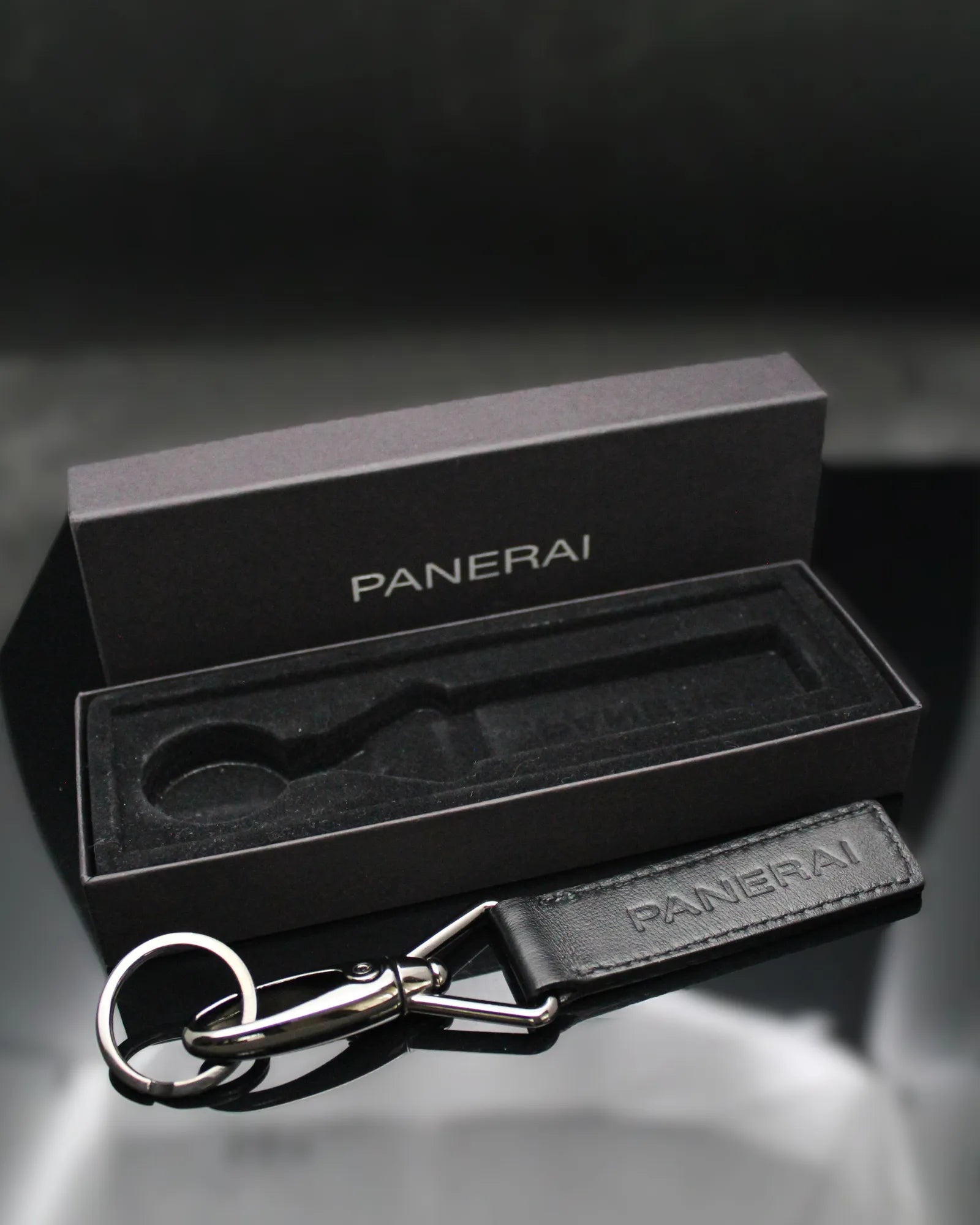 Officine Panerai Leather Strap Key Ring - Keychain with Box