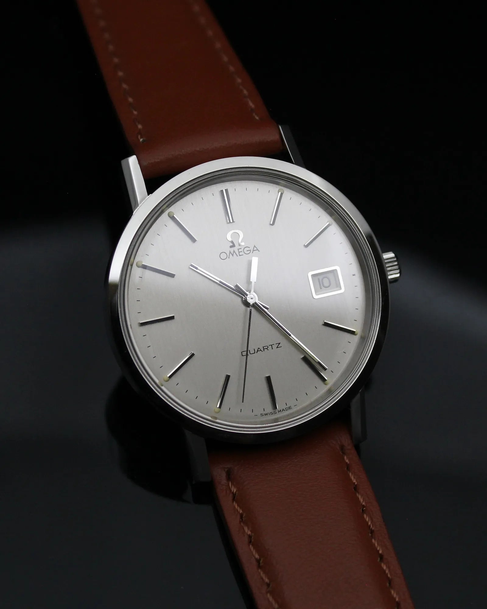 Omega Quartz Dress Watch Stainless Steel - Ref. 196.0160 - Cal.1342 -(1979)