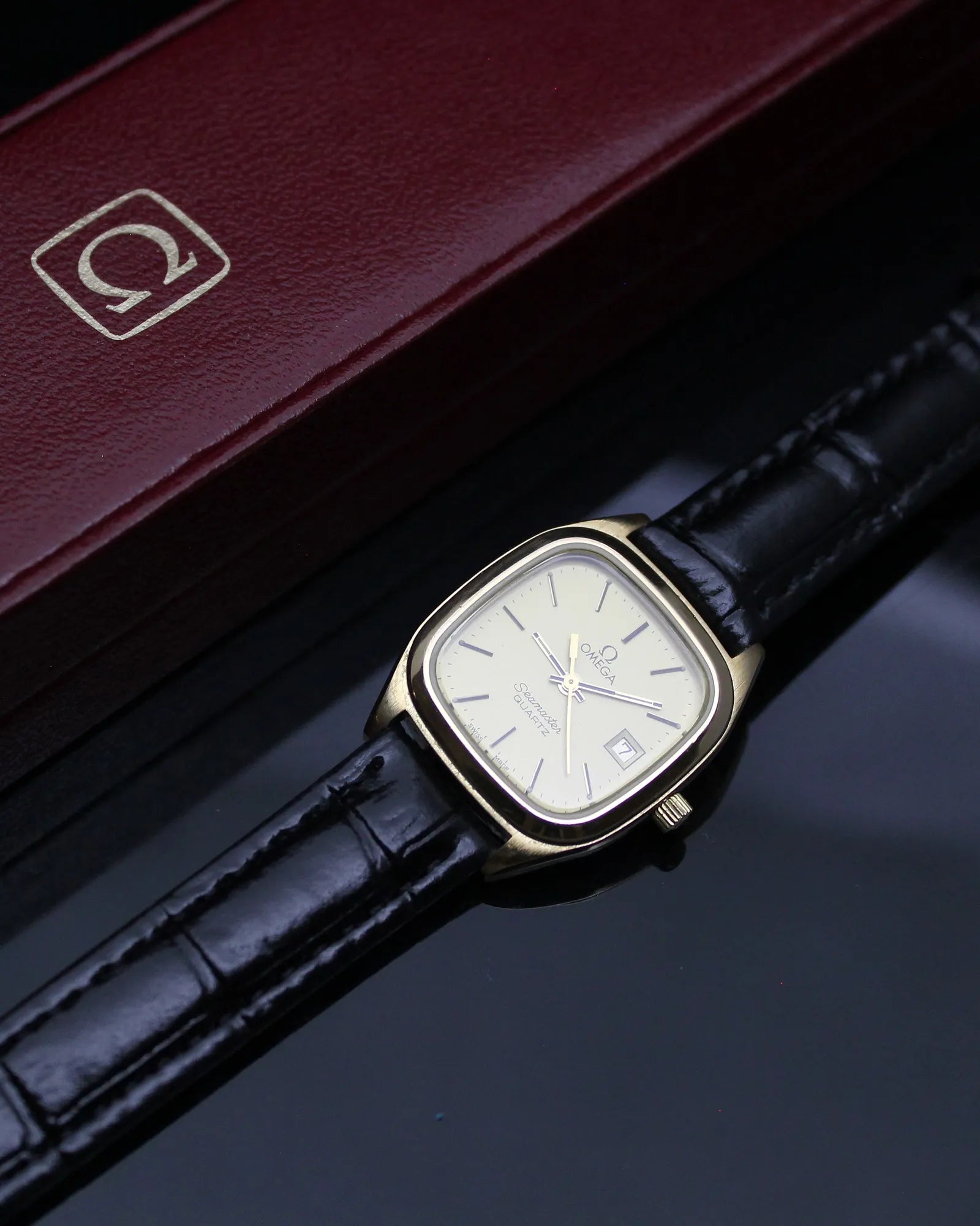 Omega Seamaster Date Lady Gold Plated - Ref. 596.0033 - Cal.1380 - (1982)