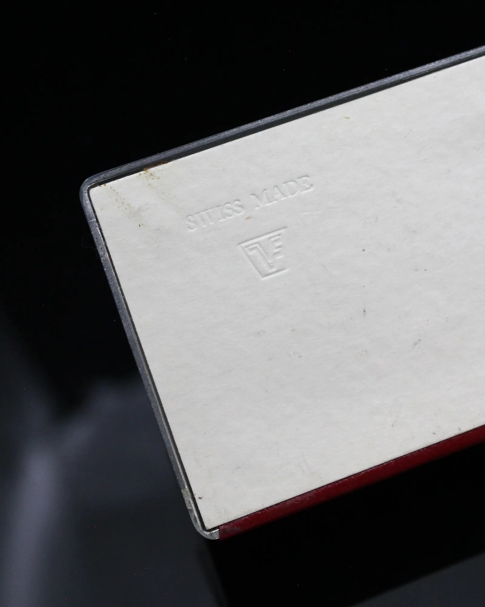 Vintage Omega Red Slim Cardboard Watch Box – (ca. 1960s)