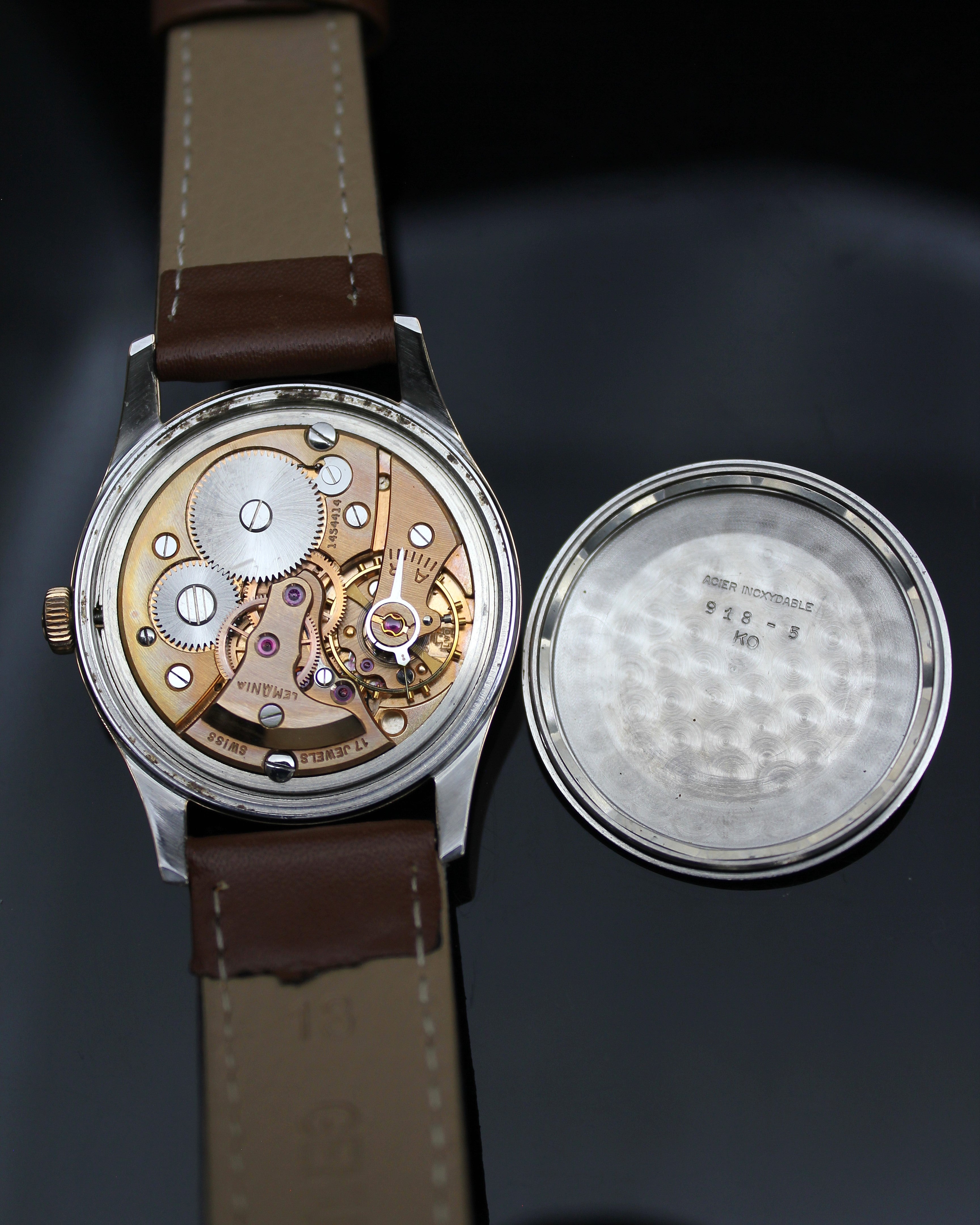 Lemania Gold Capped Classic Dress Watch – Ref. 918-5-KO - Cal.3060 - (1960)