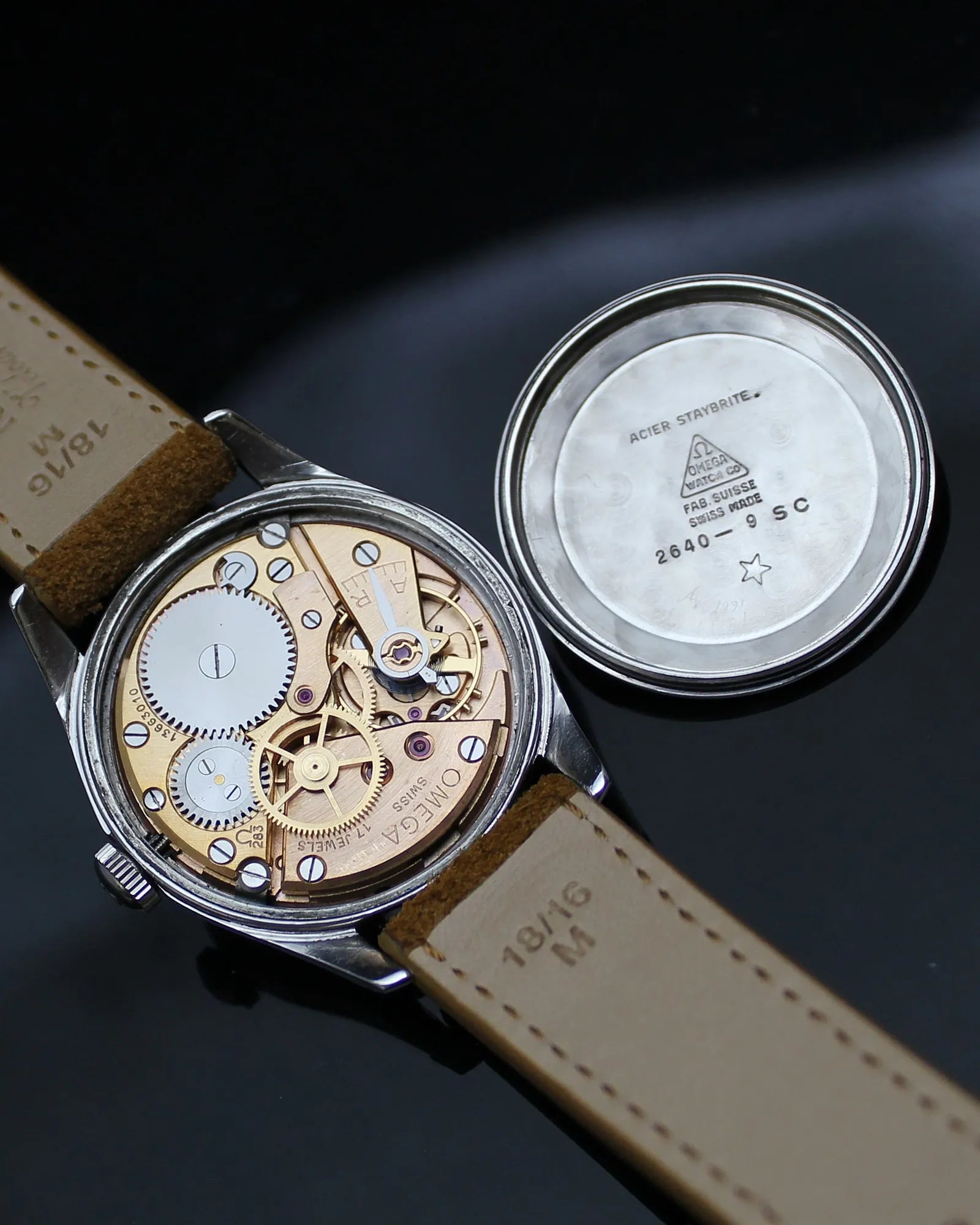 Omega 'Black & Gold' Classic Dress - Ref. 2640 - Cal.283 - (1953)